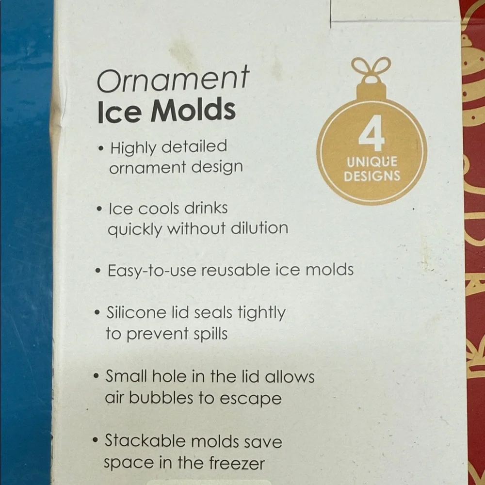 Ornament Ice Molds - Clear